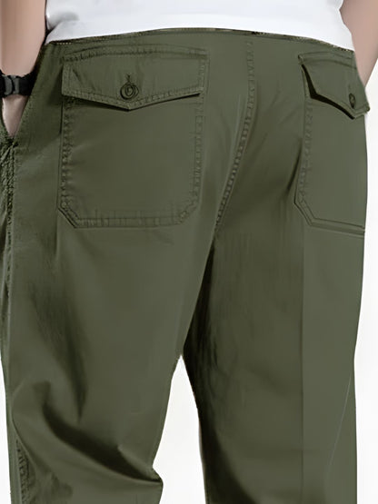 Premium Men’s Lycra Cotton Cargo Pants