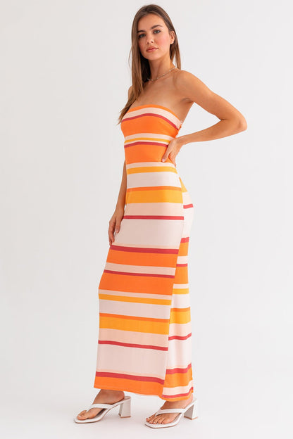 Cheekee's Orange Tube Dress