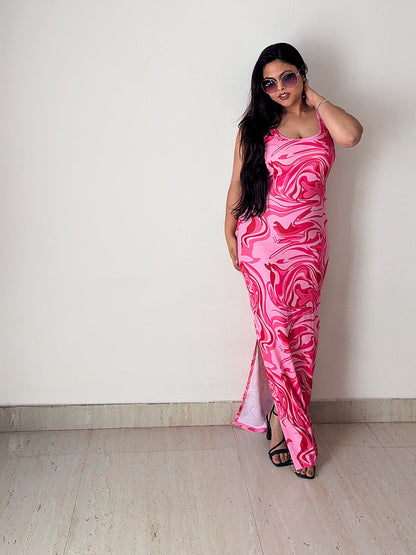 Cheekee Women Bodycon Multicolor Dress