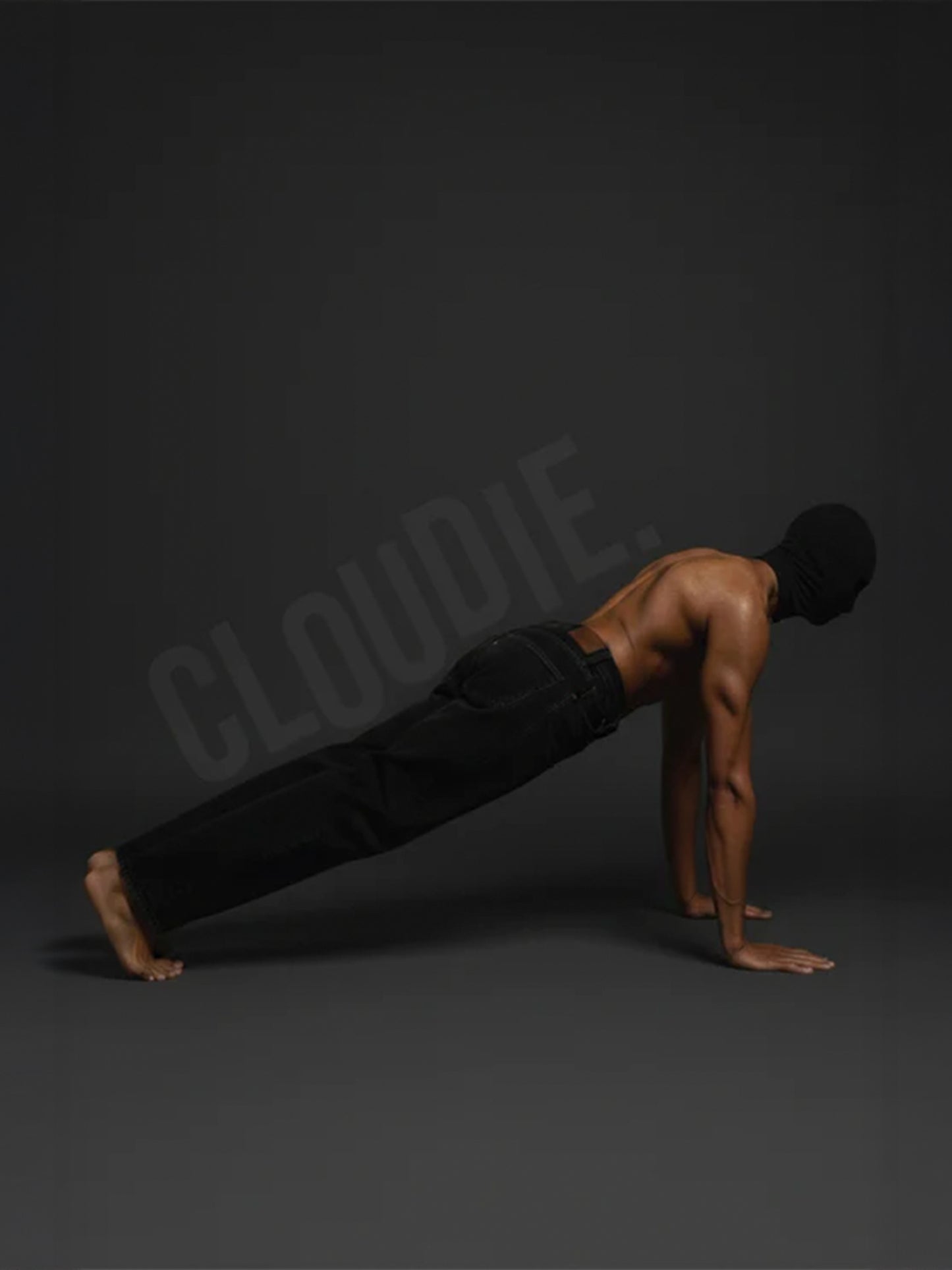 Men's Vintage Black Straight-Leg Denim