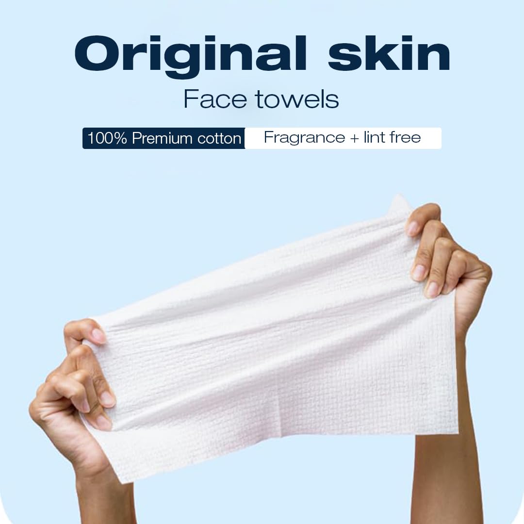 Cloudie Face Towels – Ultra-Soft, Vegan, Dermatologist-Tested. (Pack of 2)