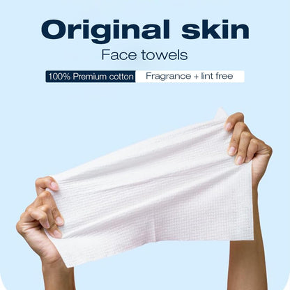 Cloudie Face Towels – Ultra-Soft, Vegan, Dermatologist-Tested. (Pack of 2)