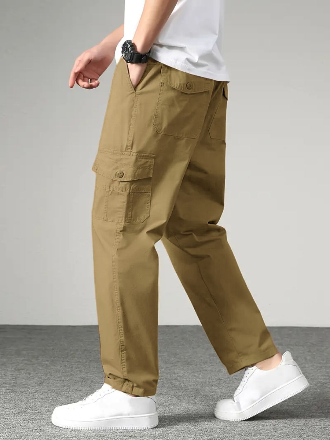 New Style Casual Long Trousers Multiple Pockets 1 Review