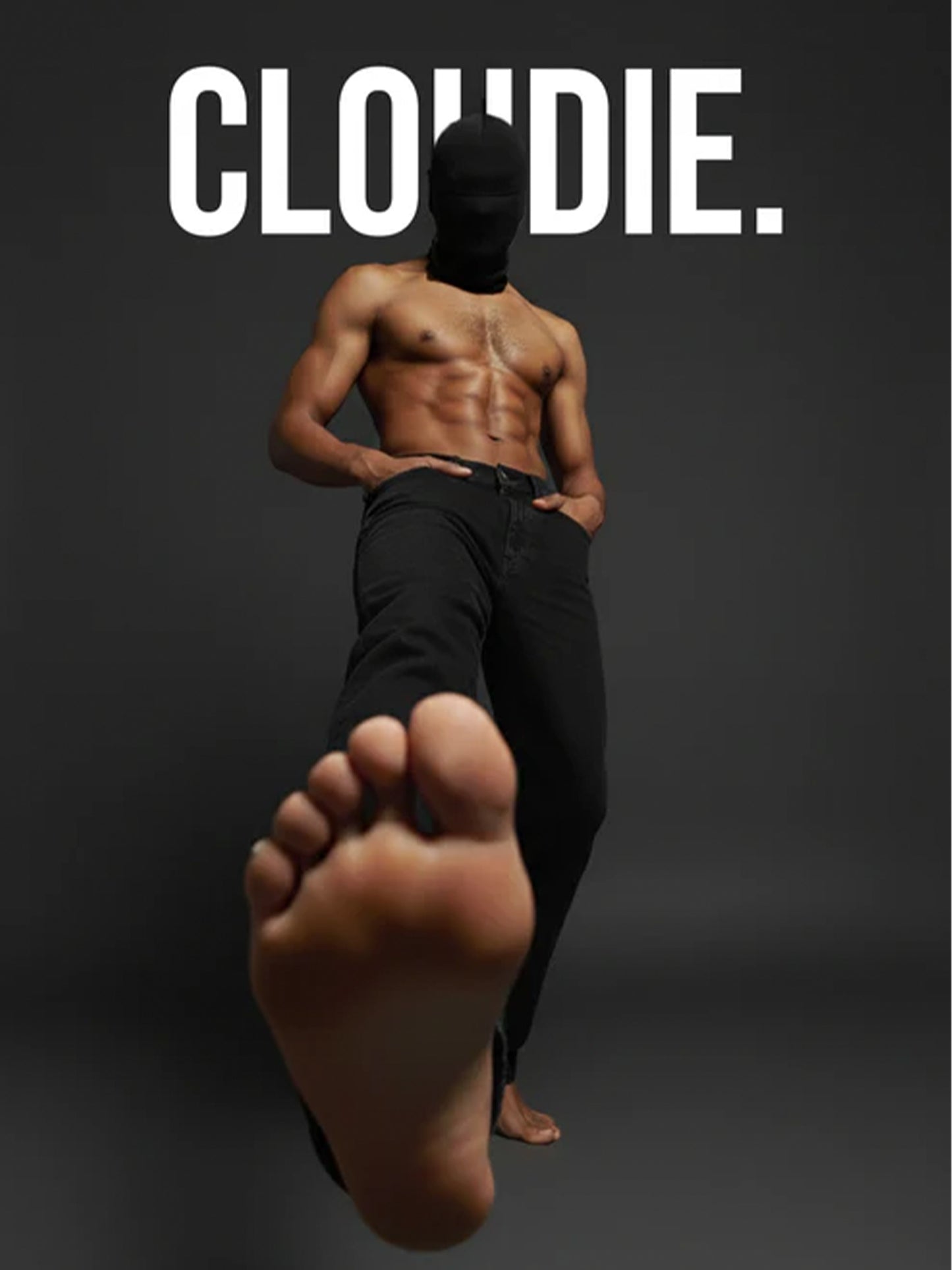 Men's Vintage Black Straight-Leg Denim