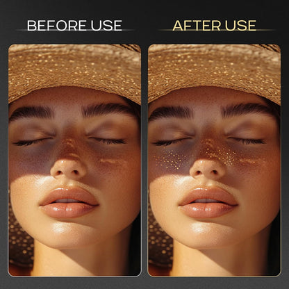 Cheekee Glitter Freckles | Gold Sparkle Face Tattoo Patch (1 Pc)