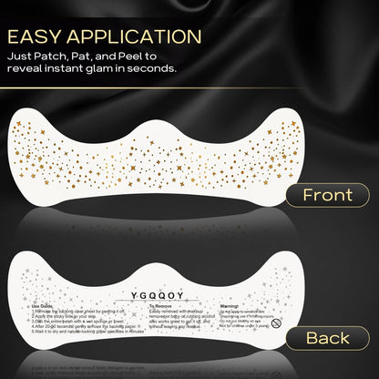 Cheekee Glitter Freckles | Gold Sparkle Face Tattoo Patch (1 Pc)