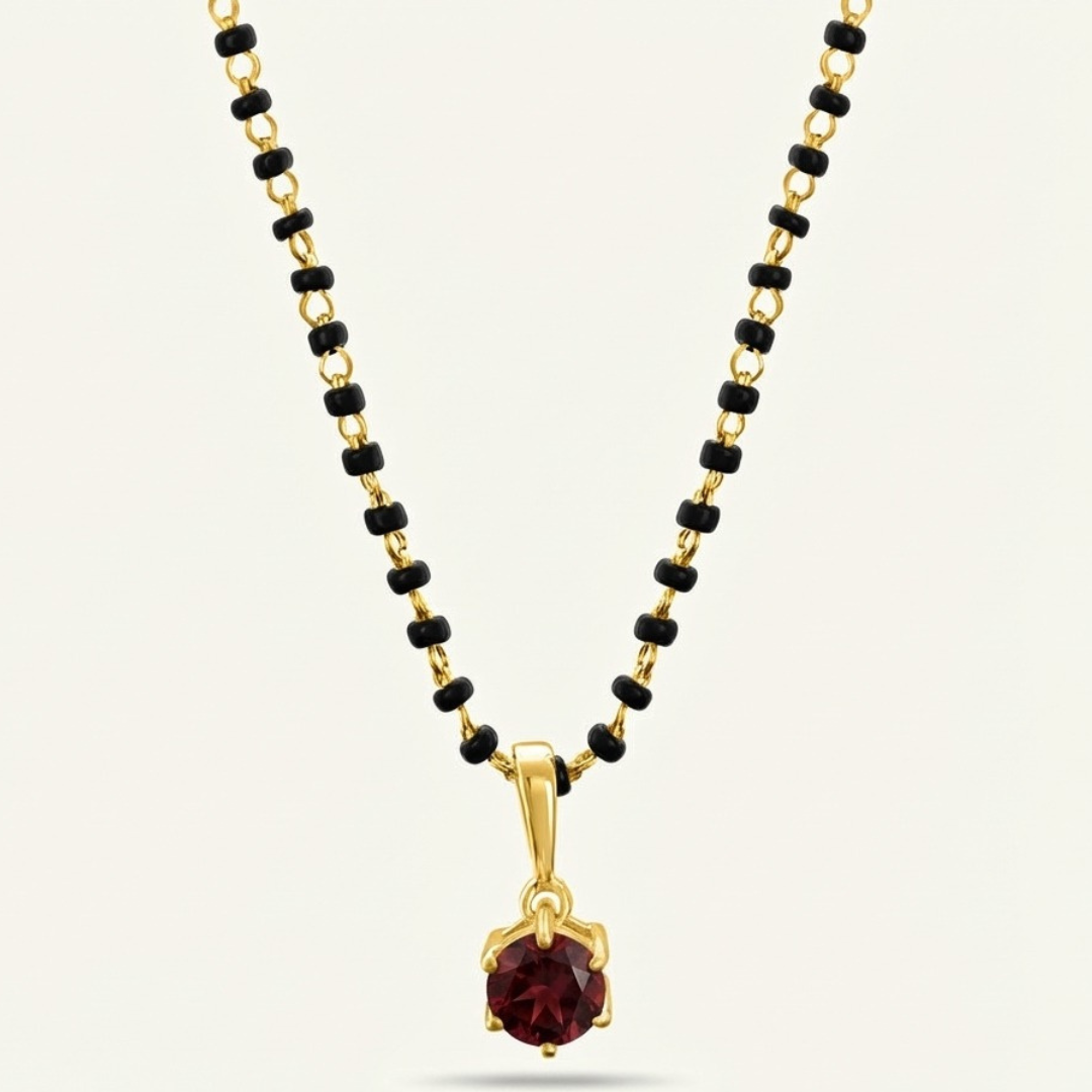 Bandhan Garnet Mangalsutra