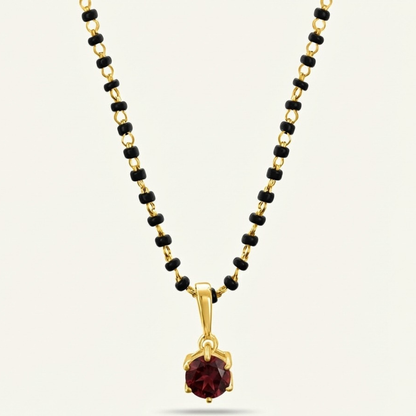 Bandhan Garnet Mangalsutra