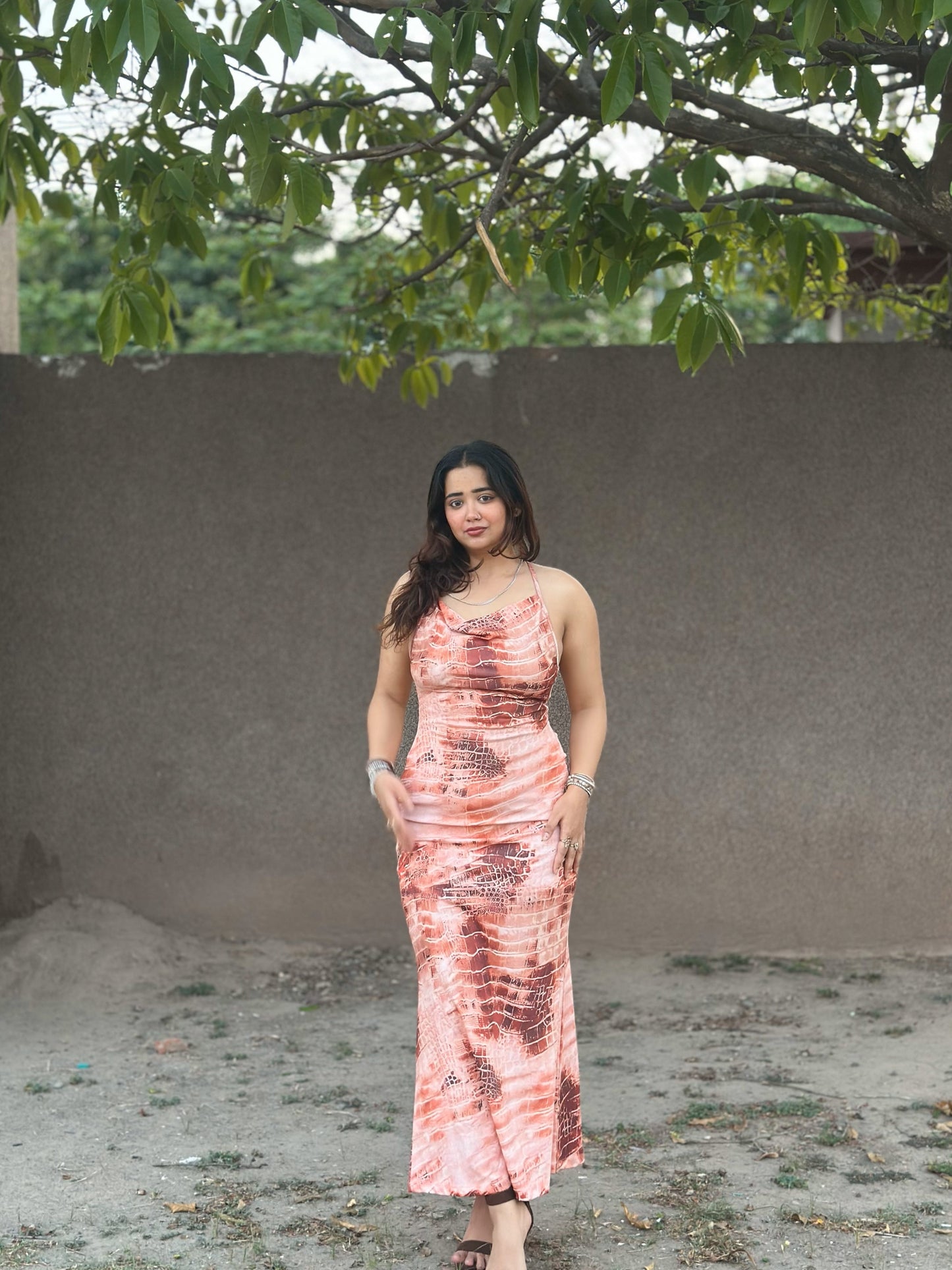 Cheekee Sleek & Stunning Women's Multicolor Bodycon  Dress