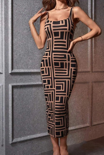 Cheekee Women Bodycon Multicolor Dress