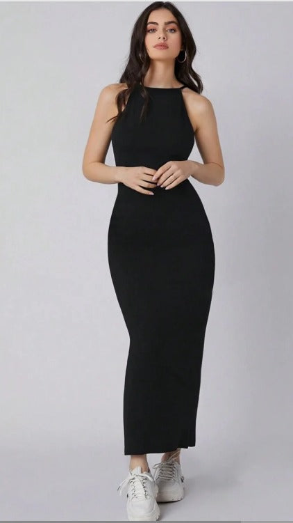 Women Bodycon Black Dress