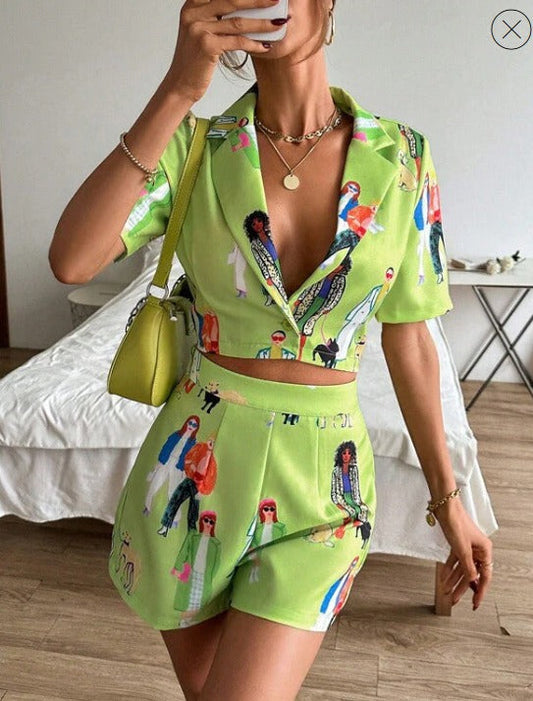 Cheekee Women Two Piece Dress Multicolor Dress