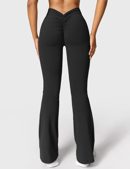 Cheekee V-back Flared Leggings